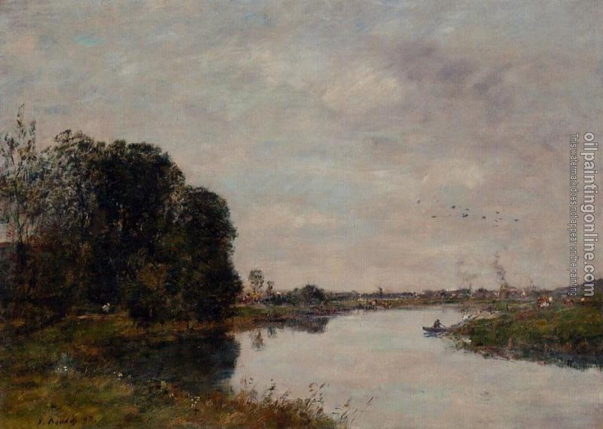 Boudin, Eugene - The Toques at Saint-Arnoult